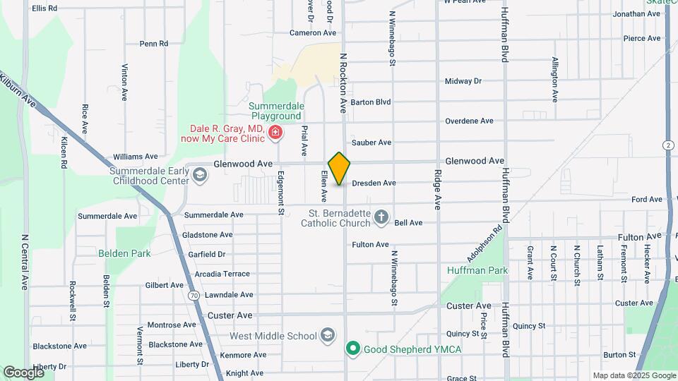 2524 N Rockton Ave Map and Location Details