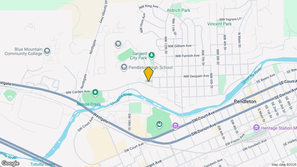 1409 NW Carden Ave Map and Location Details