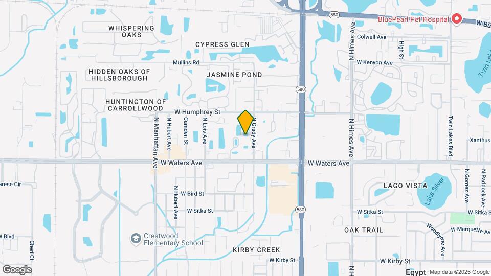 8418 N Grady Ave Map and Location Details