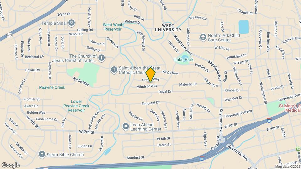 1965 Windsor Way Mapa y Detalles de la Ubicación