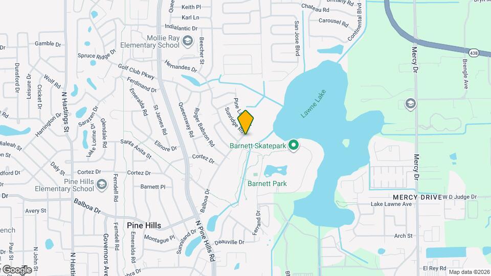 4526 Balboa Dr Map and Location Details