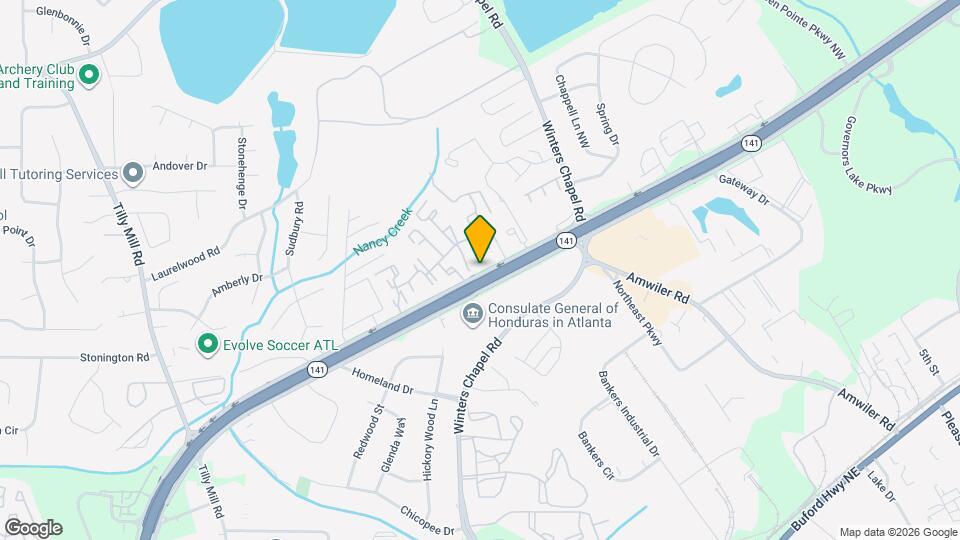 North Chase Apartments Map and Location Details