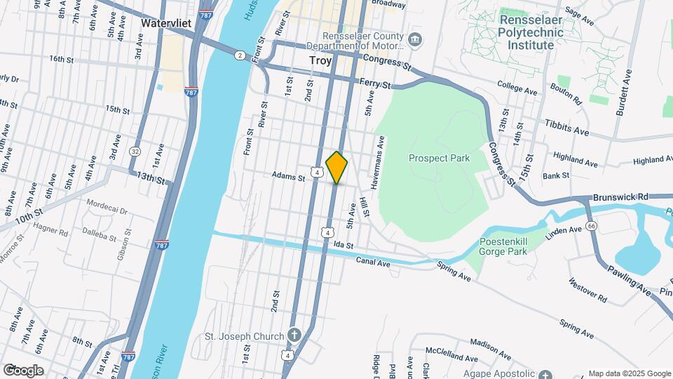280 4th St Map and Location Details