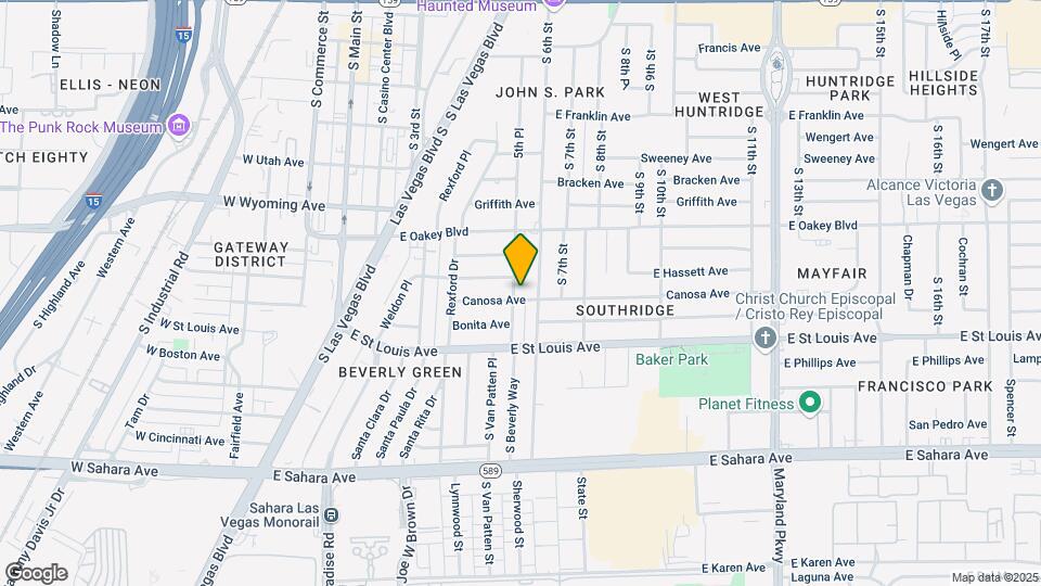 1819 S Beverly Way Map and Location Details