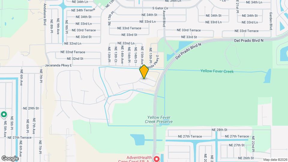 1519 Lake Jessup Cir Map and Location Details