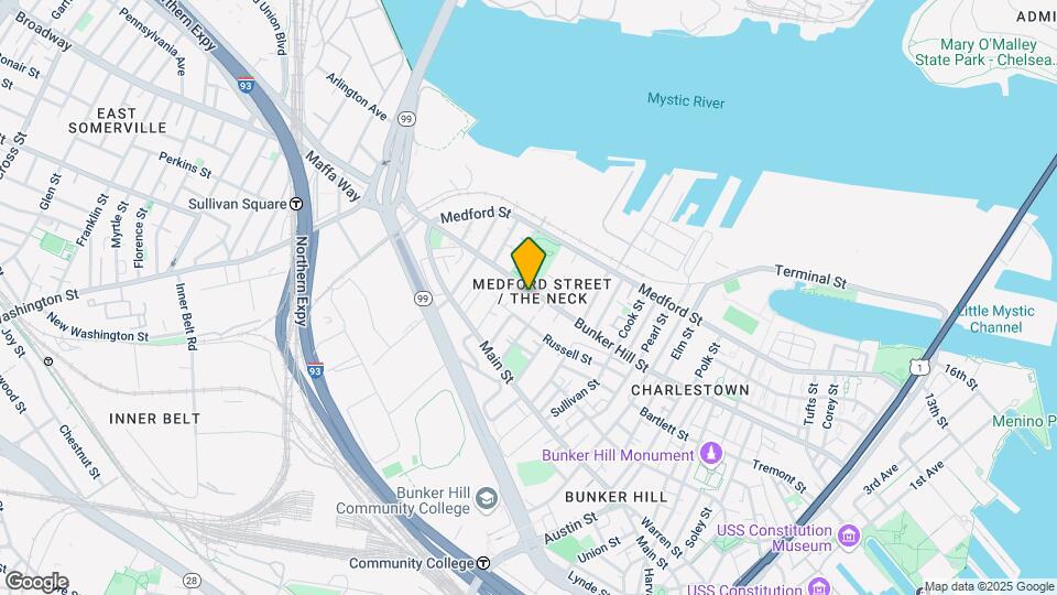 342 Bunker Hill St, Unit 2D Map and Location Details
