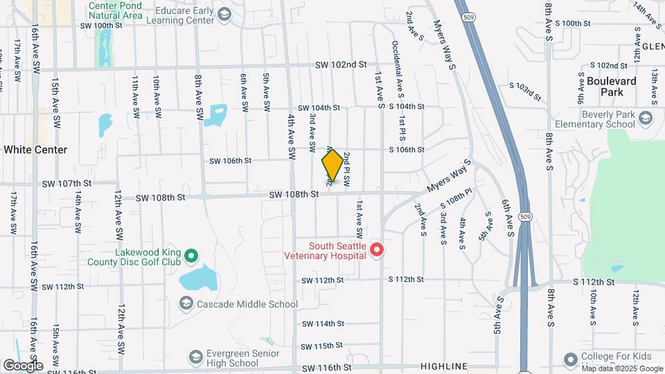 10656 2nd Ave SW Map and Location Details
