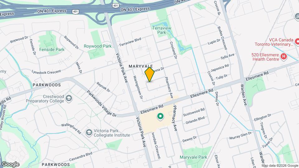 61 Christina Crescent Map and Location Details