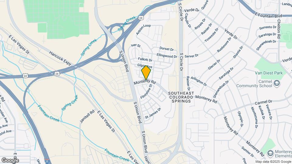 1535 Monterey Rd Map and Location Details