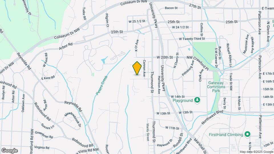 927 Gillette St Map and Location Details
