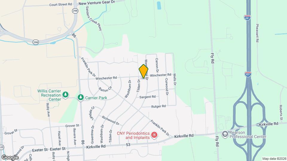 6429 Wembridge Dr Map and Location Details