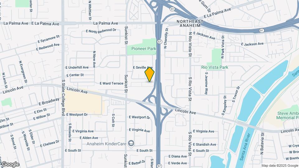 2585 E Ward Terr. Map and Location Details