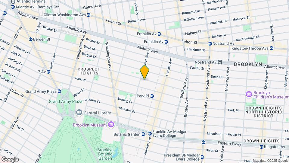 480 Saint Marks Ave Mapa y Detalles de la Ubicación