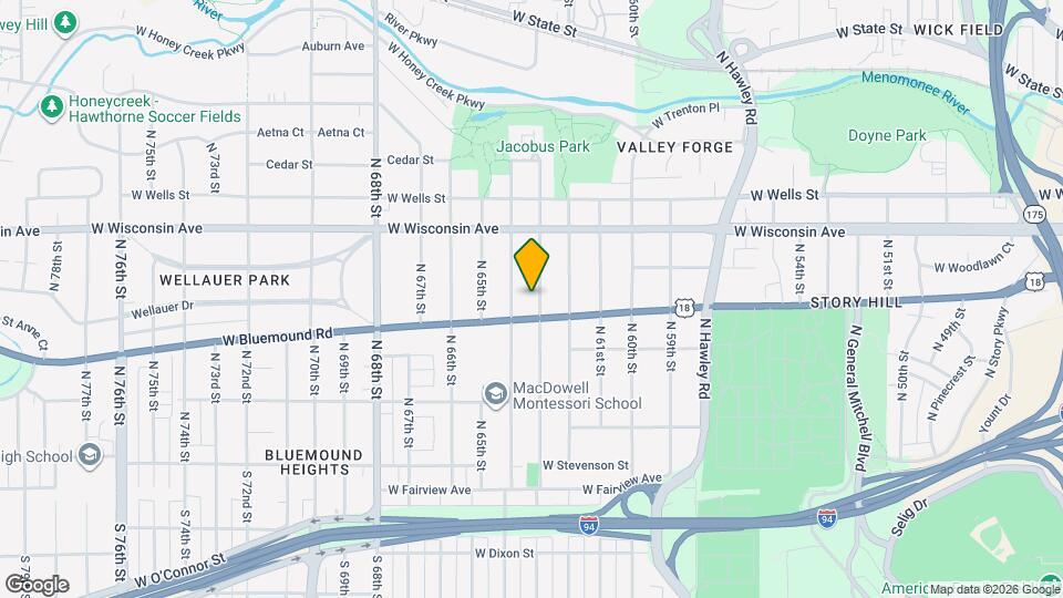 523 N 63rd St Map and Location Details