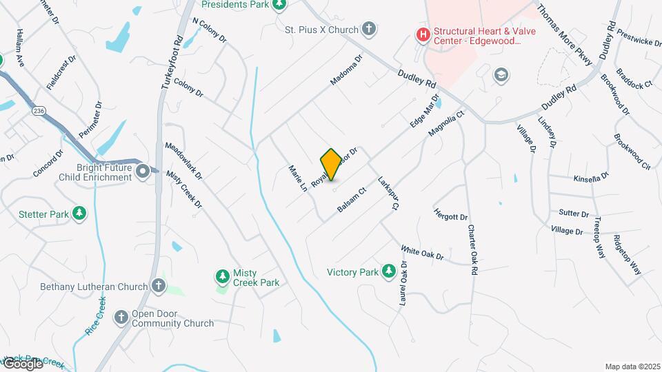 3122 Edge Mar Dr Map and Location Details