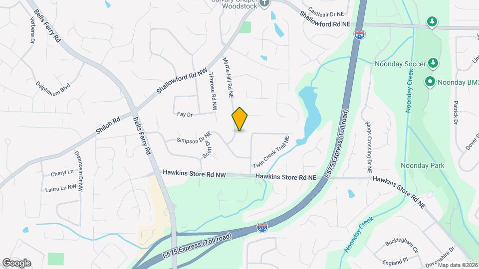 4450 Myrtle Hill Rd NE Mapa y Detalles de la Ubicación