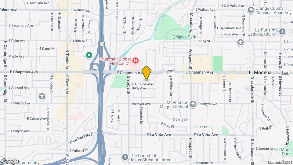 2721 E Almond Ave Map and Location Details