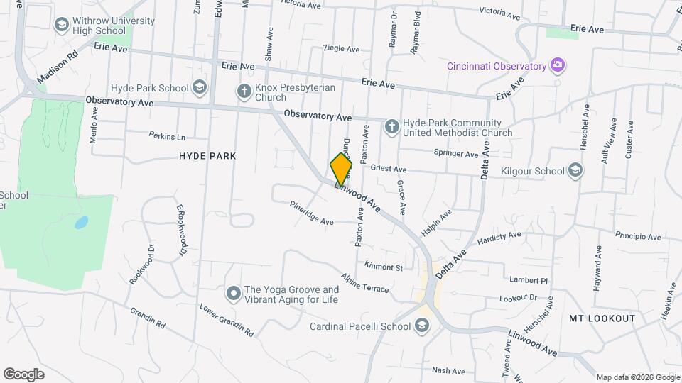 2927 Linwood Ave Map and Location Details