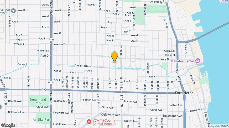 429 N 14th St Map and Location Details