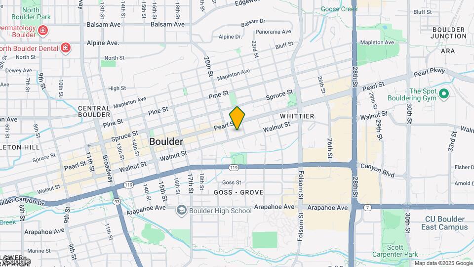 2037 Walnut St Map and Location Details