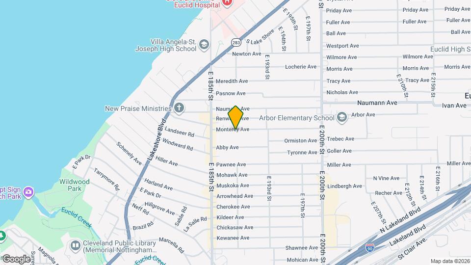 18830 Monterey Ave Map and Location Details