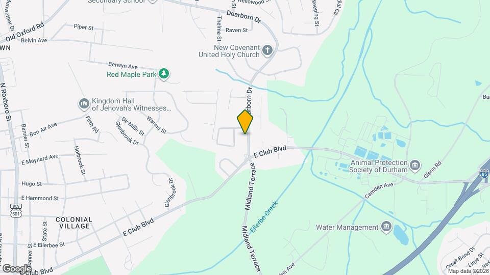 2417 Dearborn Dr Map and Location Details