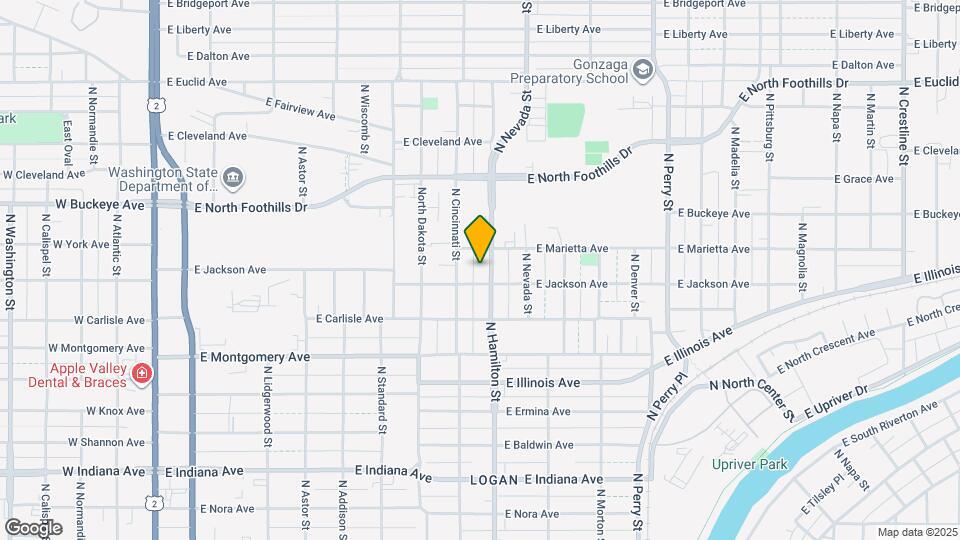 2511 N Hamilton St, Unit 1 Mapa y Detalles de la Ubicación