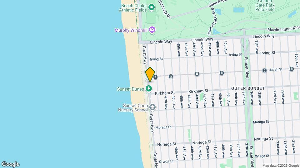 1444 La Playa St Map and Location Details
