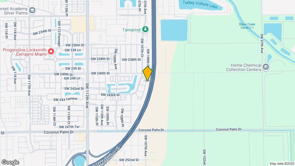24101 SW 107th Ave Map and Location Details