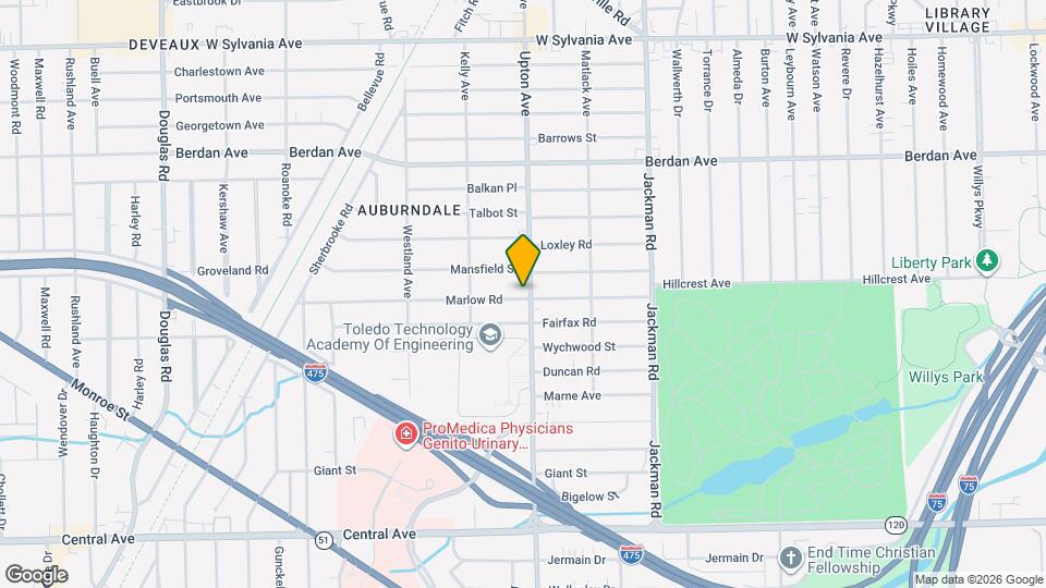 3501 Upton Ave Map and Location Details