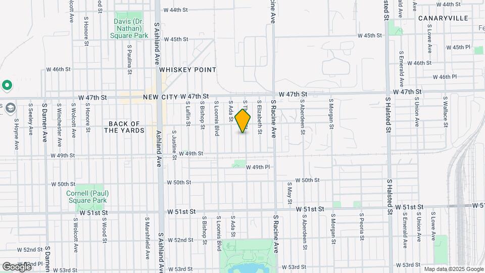 4824 S Throop St Map and Location Details