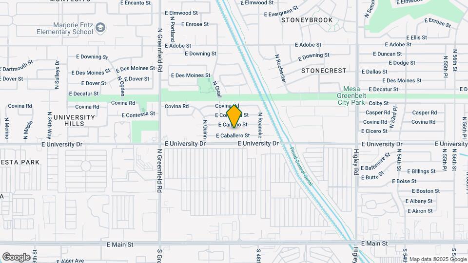 4704 E Caballero St Map and Location Details