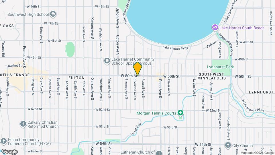 2515 W 50th St Map and Location Details