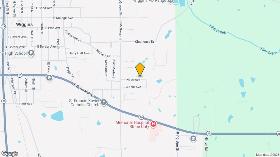 Wiggins Estates Map and Location Details