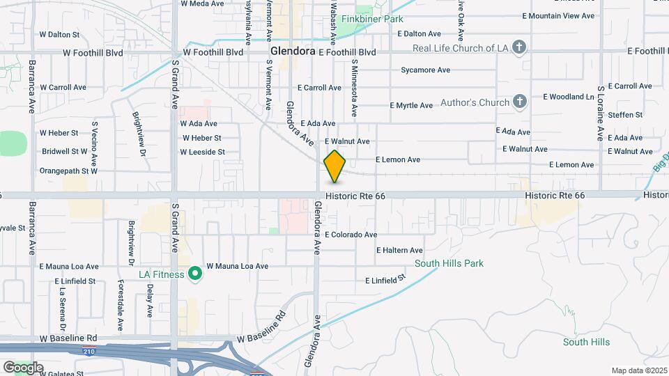 Avalon Glendora Mapa y Detalles de la Ubicación