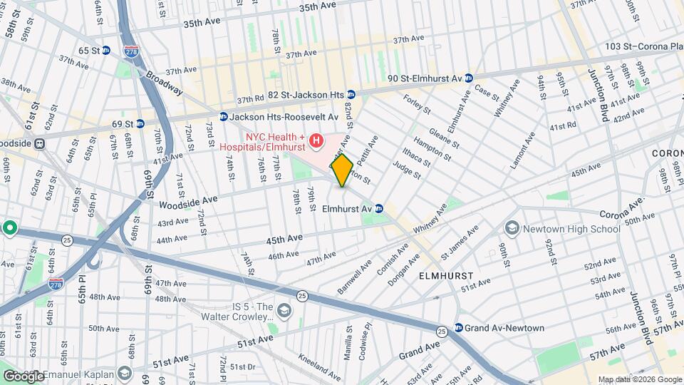 8030 Broadway Mapa y Detalles de la Ubicación