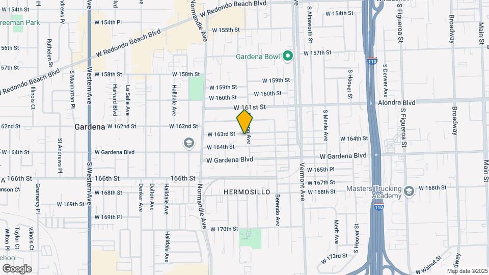 163rd Street Map and Location Details