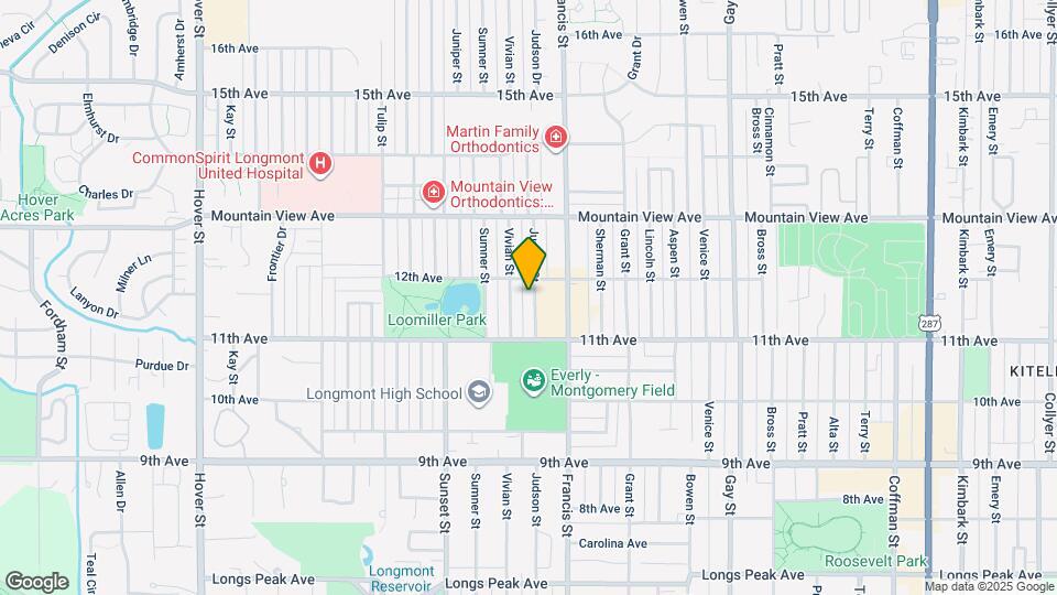 1135 Judson St Map and Location Details