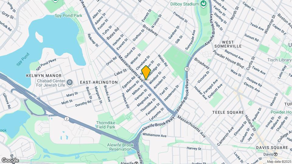 135 Massachusetts Ave, Unit 3 Map and Location Details