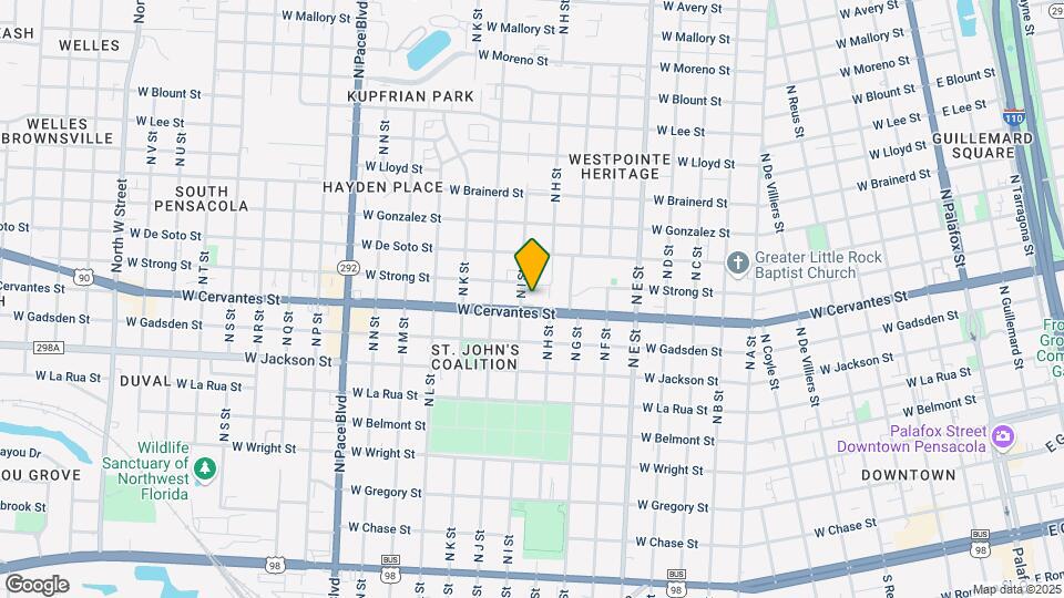 1300 E Cervantes St Map and Location Details