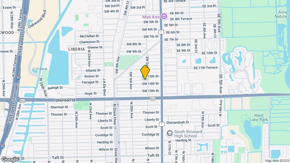 212 SW 14th St, Unit A Map and Location Details