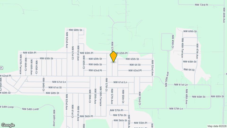 6419 NW 57th Ave Map and Location Details