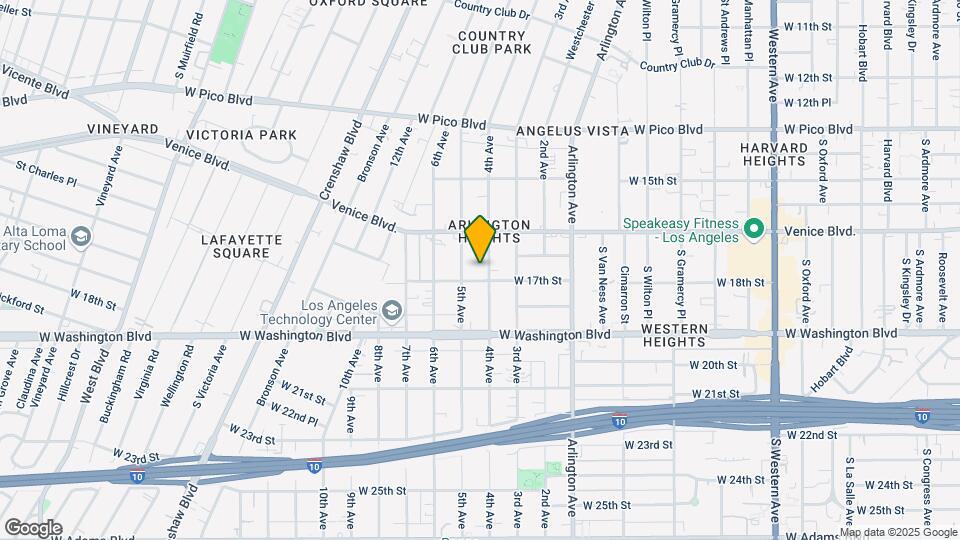 1647 4th Ave Mapa y Detalles de la Ubicación