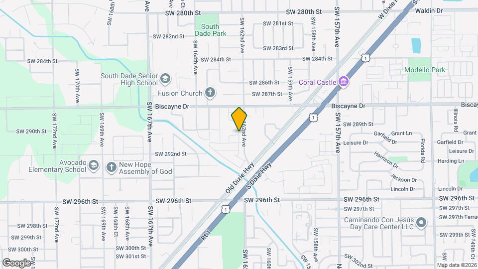 29081 SW 162nd Ct Map and Location Details