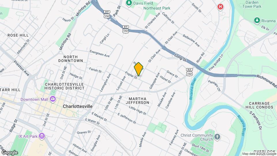 701 St Clair Ave Map and Location Details