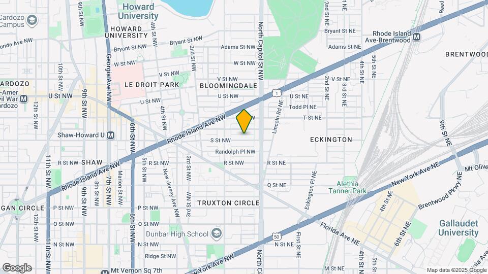 41 S St NW Map and Location Details