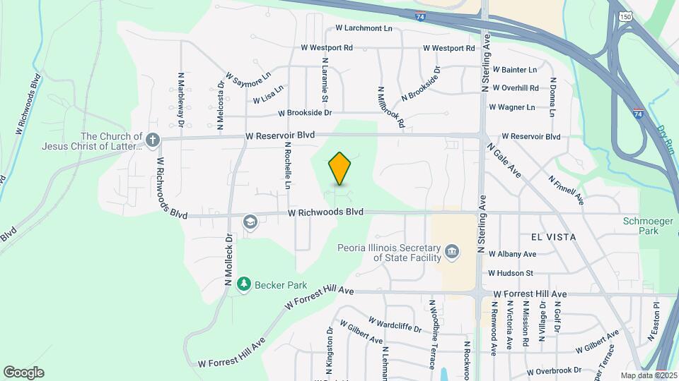3011 W Granada Ct Map and Location Details