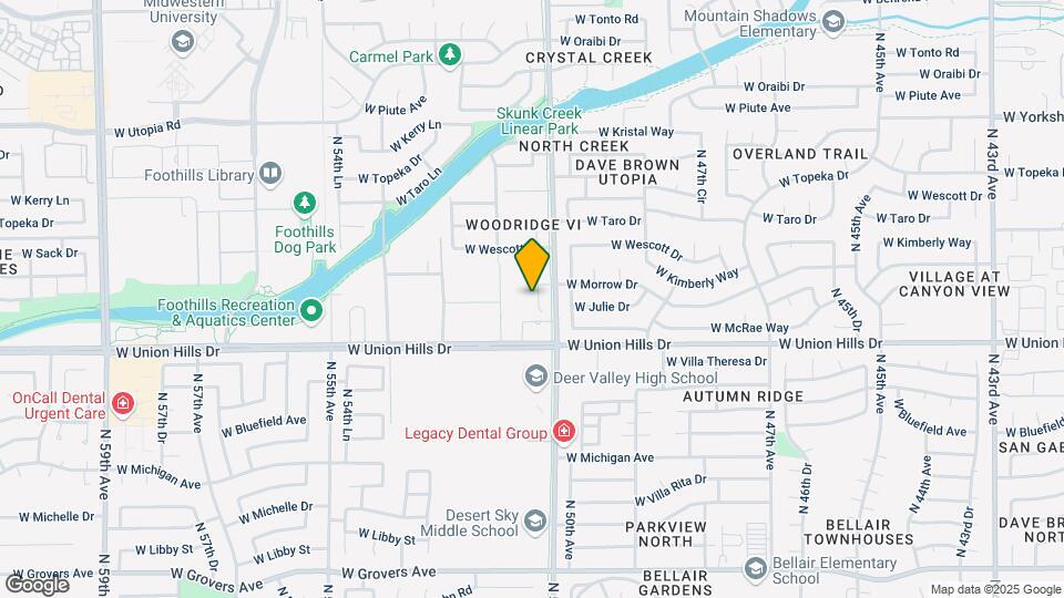 18752 N 51st Dr Map and Location Details