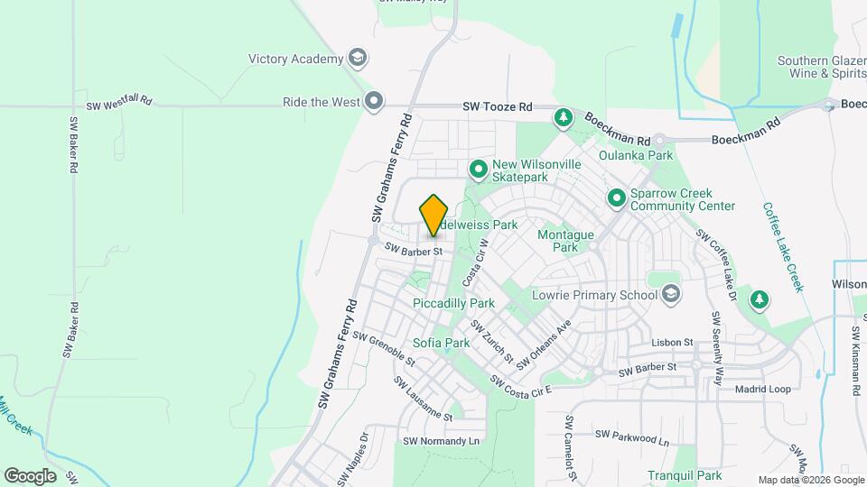 11811 SW Barber St Map and Location Details