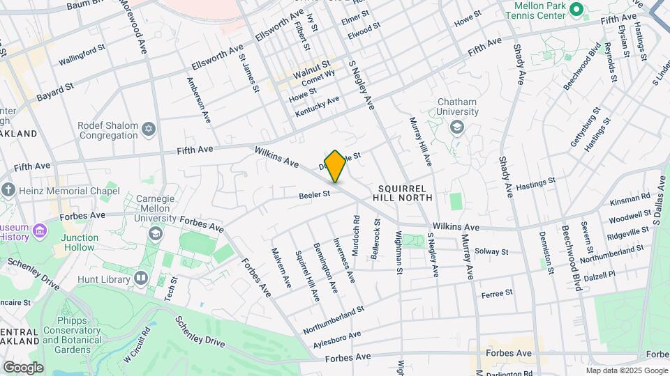 5450 Wilkins Ave Mapa y Detalles de la Ubicación